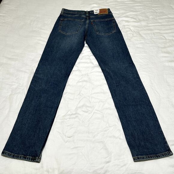 Levi's Mens 511 Slim Fit Jeans Sanibel State Indigo, 30W x 32L Zipper Slim Leg - Picture 2 of 6
